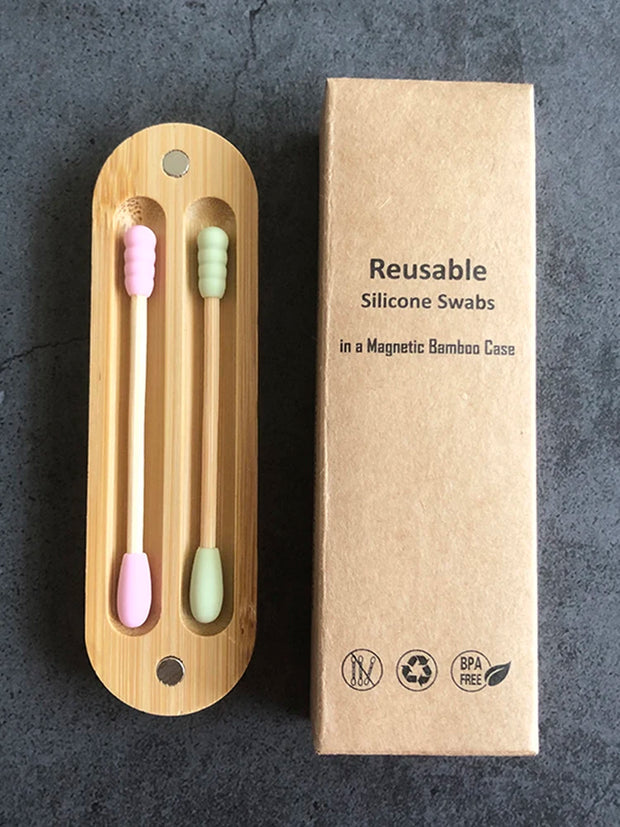 Biodegradable Silicone Swabs - Ear Cleaning