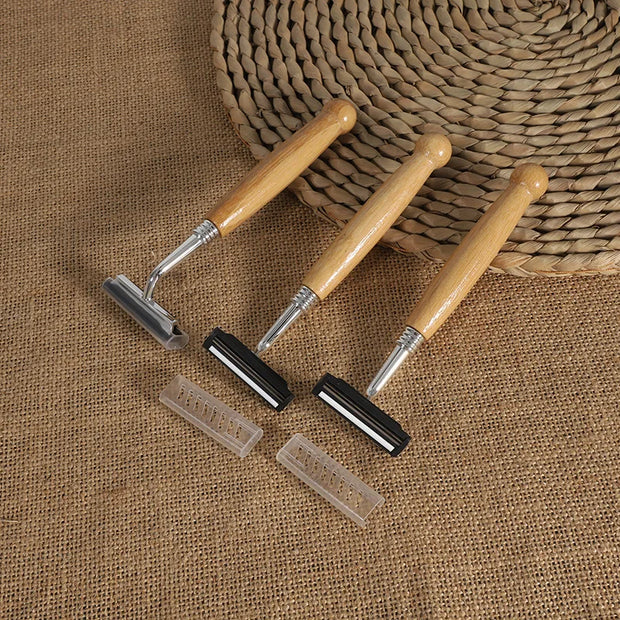 Natural Bamboo Shaving Razors