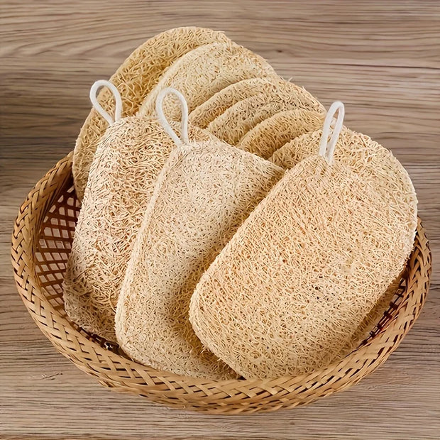 6 Loofah Natural Sponges