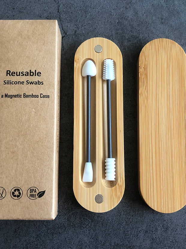 Biodegradable Silicone Swabs - Ear Cleaning