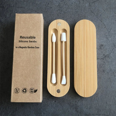 Biodegradable Silicone Swabs - Ear Cleaning