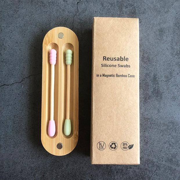 Biodegradable Silicone Swabs - Ear Cleaning