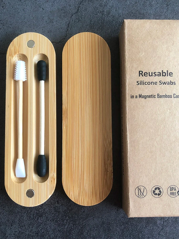 Biodegradable Silicone Swabs - Ear Cleaning
