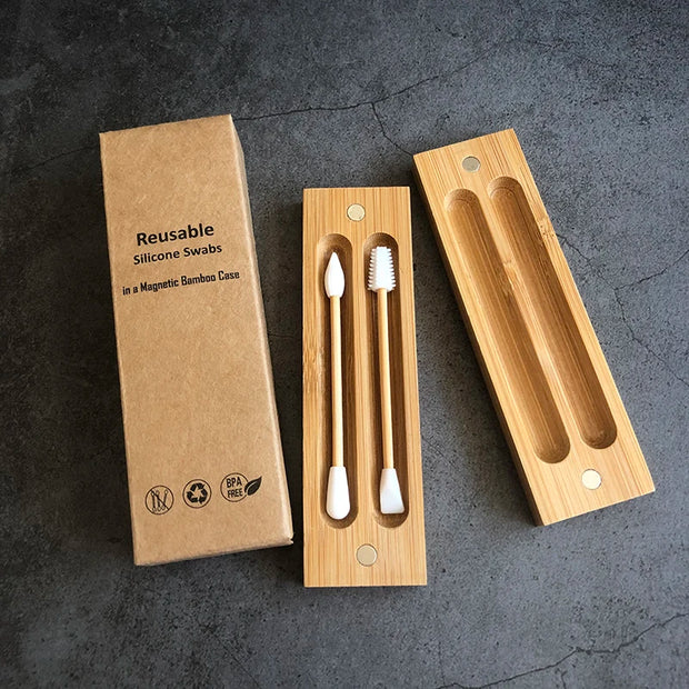 Biodegradable Silicone Swabs - Ear Cleaning