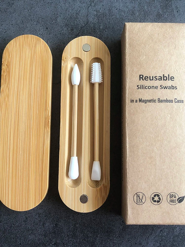 Biodegradable Silicone Swabs - Ear Cleaning